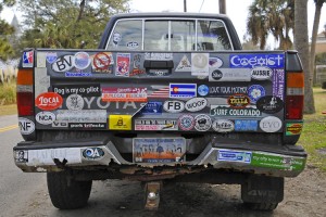 Decals on Pick up