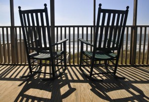 Chairs on porch